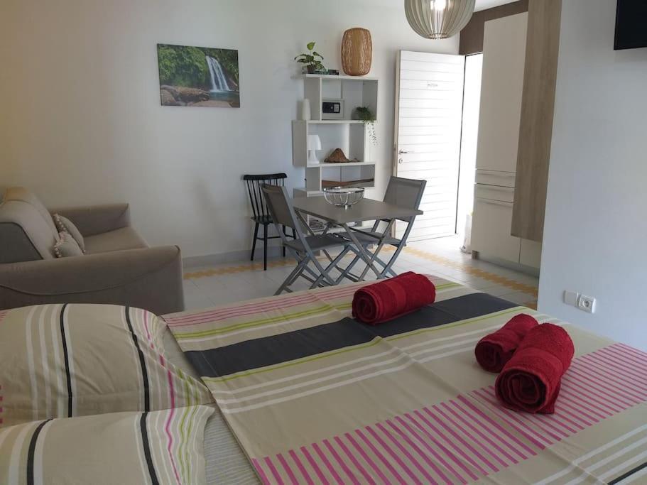Manganao - Studio De Charme & Acces Plage سانت فرانسوا المظهر الخارجي الصورة